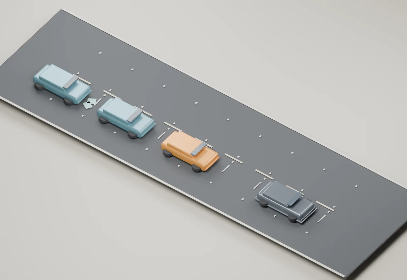 NetWeave traffic simulation showing directed-graph routing and cellular automata lane behavior across a road network.